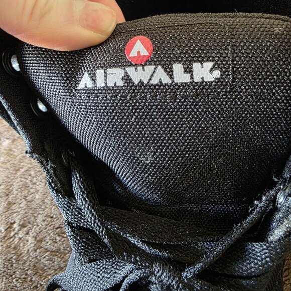 Airwalk Deuce Mid Work Shoes Men’s 12 Black Composite Toe EH Slip Oil Resistant - Picture 4 of 13